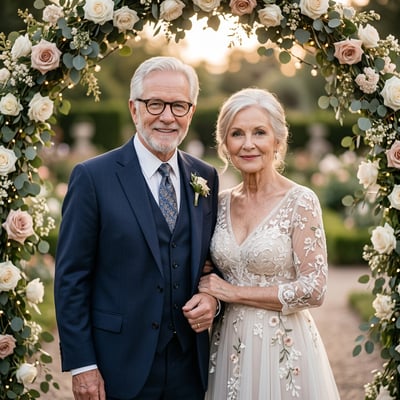 Traumhafte Hochzeitsporträts für euch zwei — KI-generiertes Beispiel 18