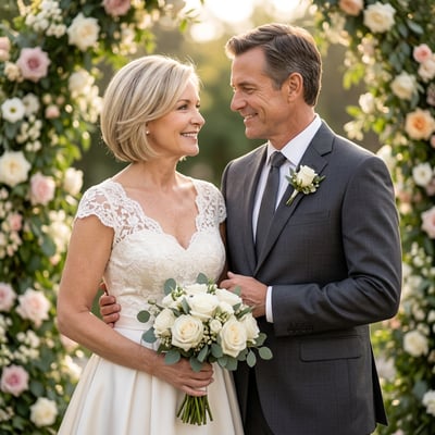 Traumhafte Hochzeitsporträts für euch zwei — KI-generiertes Beispiel 21