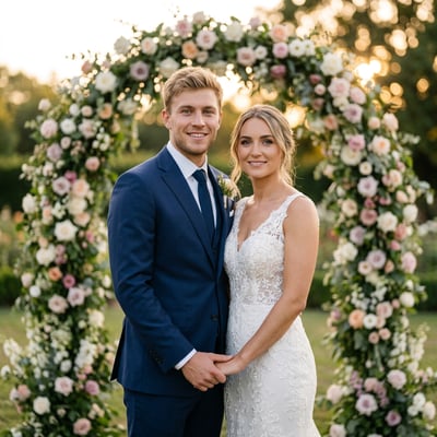 Traumhafte Hochzeitsporträts für euch zwei — KI-generiertes Beispiel 50