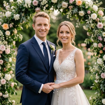 Traumhafte Hochzeitsporträts für euch zwei — KI-generiertes Beispiel 8