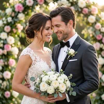 Traumhafte Hochzeitsporträts für euch zwei — KI-generiertes Beispiel 28