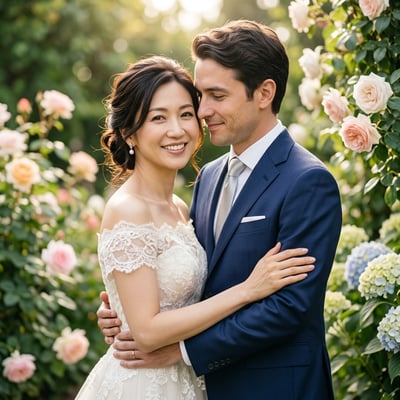Traumhafte Hochzeitsporträts für euch zwei — KI-generiertes Beispiel 31