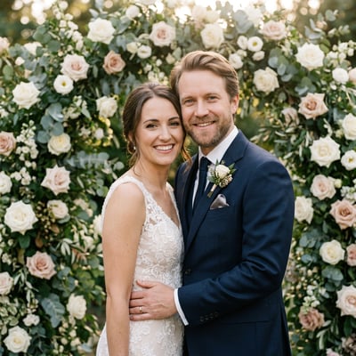 Traumhafte Hochzeitsporträts für euch zwei — KI-generiertes Beispiel 12