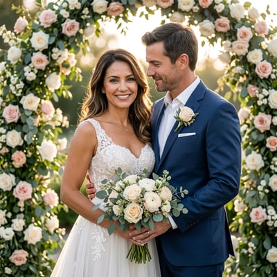 Traumhafte Hochzeitsporträts für euch zwei — KI-generiertes Beispiel 27