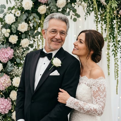 Traumhafte Hochzeitsporträts für euch zwei — KI-generiertes Beispiel 38