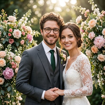 Traumhafte Hochzeitsporträts für euch zwei — KI-generiertes Beispiel 24