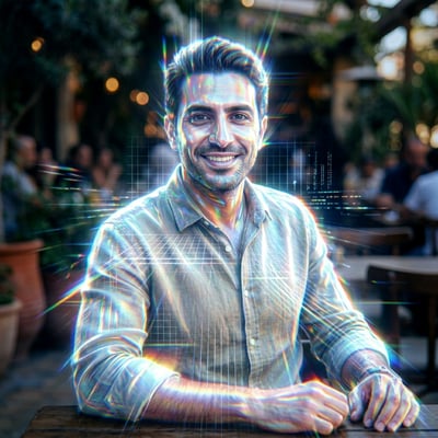 Holographic zu Weihnachten – ein Geschenk, das nicht aus dem Regal — KI-generiertes Beispiel 32