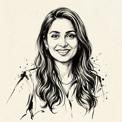 Kalligrafie-Portrait für Instagram – dein Profil als Kunstwerk — KI-generiertes Beispiel 5