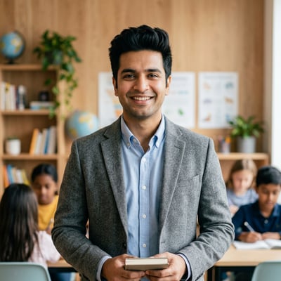Dein Lehrer-Profilbild für Augsburg – professionell im — KI-generiertes Beispiel 36
