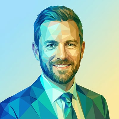 Low-Poly-Profilbild für Discord – dein Avatar in geometrischer — KI-generiertes Beispiel 1