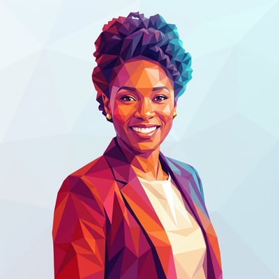 Low-Poly-Profilbild für Discord – dein Avatar in geometrischer — KI-generiertes Beispiel 3