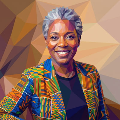 Low-Poly-Profilbild für Discord – dein Avatar in geometrischer — KI-generiertes Beispiel 40