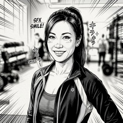 Discord-Avatar im Manga-Stil – schwarz-weiß, stark, unübersehbar — KI-generiertes Beispiel 19