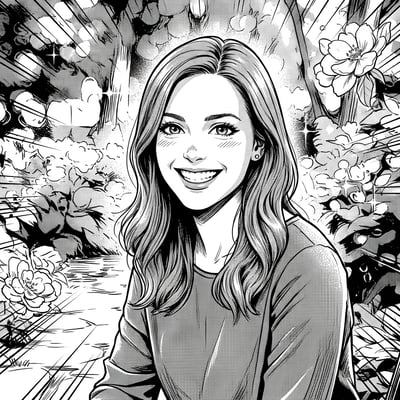 Discord-Avatar im Manga-Stil – schwarz-weiß, stark, unübersehbar — KI-generiertes Beispiel 15