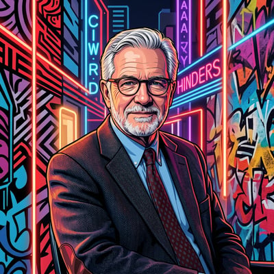 Neon-Pop-Art als Streamer-Overlay: dein Stream-Look ohne — KI-generiertes Beispiel 18