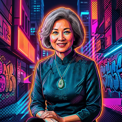 Neon-Pop-Art als Streamer-Overlay: dein Stream-Look ohne — KI-generiertes Beispiel 39