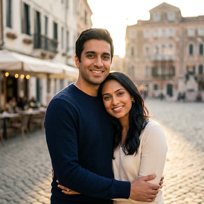 Euer Save-the-Date-Portrait — KI-generiertes Beispiel 5