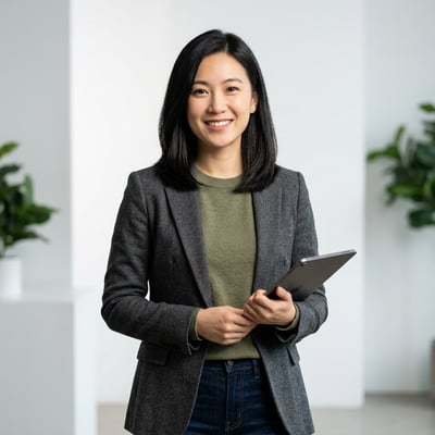 Dein Personal-Branding-Portrait als Mindfulness-Coach — Präsenz, die — KI-generiertes Beispiel 2