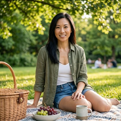 Dein Picknick-Portrait Solo — KI-generiertes Beispiel 19