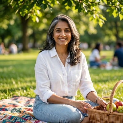 Dein Picknick-Portrait Solo — KI-generiertes Beispiel 49