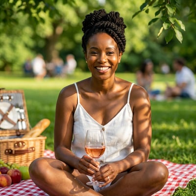 Dein Picknick-Portrait Solo — KI-generiertes Beispiel 3