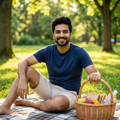 Dein Picknick-Portrait Solo — KI-generiertes Beispiel 36