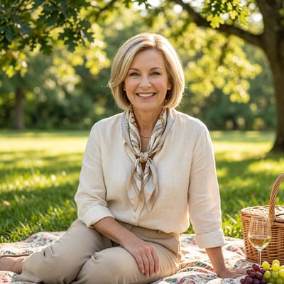 Dein Picknick-Portrait Solo — KI-generiertes Beispiel 21