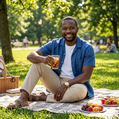 Dein Picknick-Portrait Solo — KI-generiertes Beispiel 34