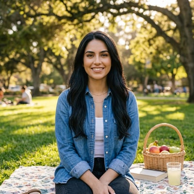 Dein Picknick-Portrait Solo — KI-generiertes Beispiel 47