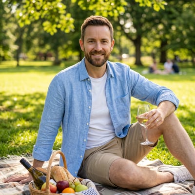 Dein Picknick-Portrait Solo — KI-generiertes Beispiel 1