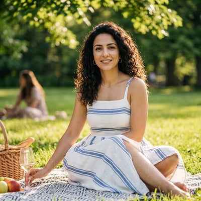 Dein Picknick-Portrait Solo — KI-generiertes Beispiel 37