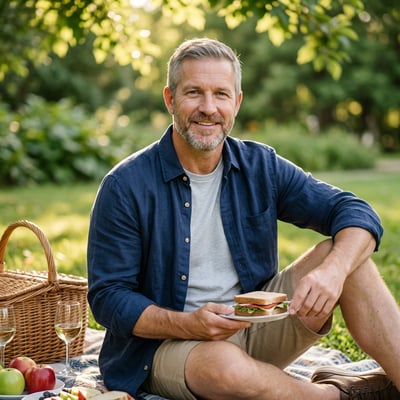 Dein Picknick-Portrait Solo — KI-generiertes Beispiel 48