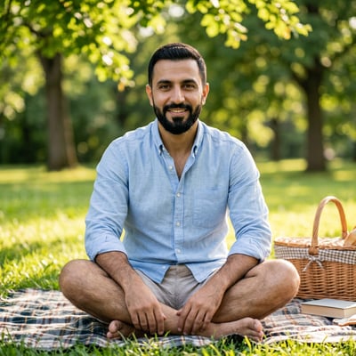 Dein Picknick-Portrait Solo — KI-generiertes Beispiel 42