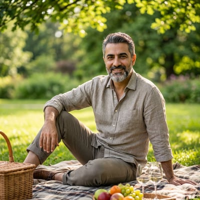 Dein Picknick-Portrait Solo — KI-generiertes Beispiel 14