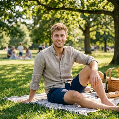 Dein Picknick-Portrait Solo — KI-generiertes Beispiel 50