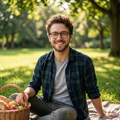 Dein Picknick-Portrait Solo — KI-generiertes Beispiel 24
