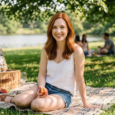 Dein Picknick-Portrait Solo — KI-generiertes Beispiel 15