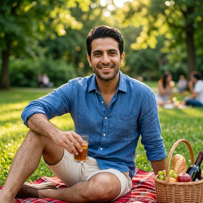 Dein Picknick-Portrait Solo — KI-generiertes Beispiel 32