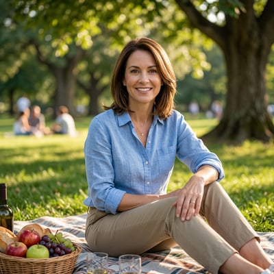 Dein Picknick-Portrait Solo — KI-generiertes Beispiel 43