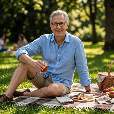 Dein Picknick-Portrait Solo — KI-generiertes Beispiel 4