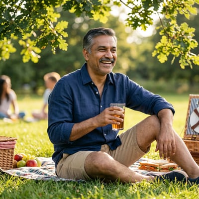 Dein Picknick-Portrait Solo — KI-generiertes Beispiel 16