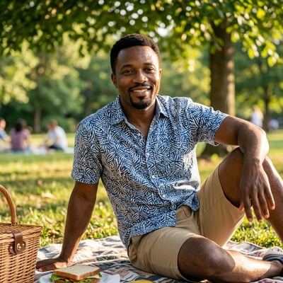 Dein Picknick-Portrait Solo — KI-generiertes Beispiel 20