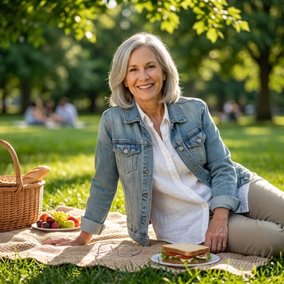 Dein Picknick-Portrait Solo — KI-generiertes Beispiel 45
