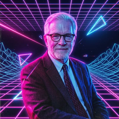 Retro-80er-Neon-Profilbild für Instagram – Synthwave trifft Feed — KI-generiertes Beispiel 18