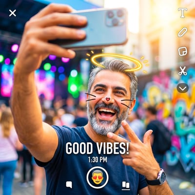 Dein Snapchat-Profilbild für Fun & Energie — KI-generiertes Beispiel 14