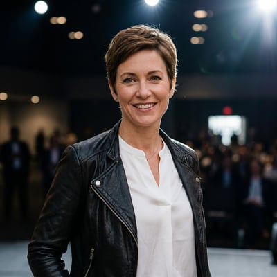 Dein Speaker-Profilbild als Autor — die Stimme hinter den Worten, auf — KI-generiertes Beispiel 35
