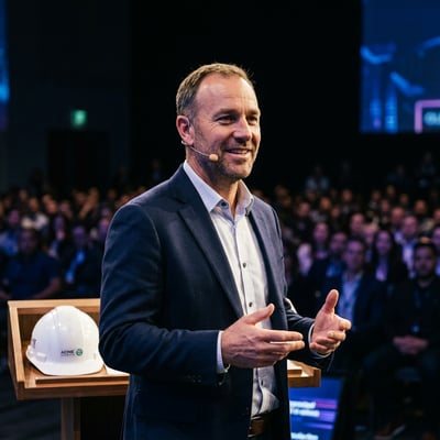 Dein Speaker-Profilbild als Autor — die Stimme hinter den Worten, auf — KI-generiertes Beispiel 30