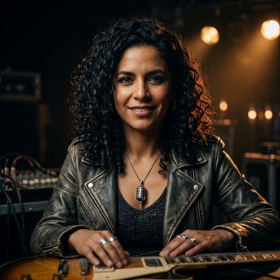 Dein Spotify-Künstlerporträt als Rock-Artist — Energie, die man sieht — KI-generiertes Beispiel 17