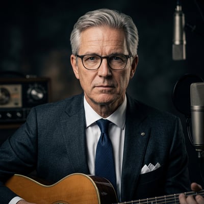 Dein Spotify-Künstlerporträt als Rock-Artist — Energie, die man sieht — KI-generiertes Beispiel 42