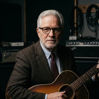 Dein Spotify-Künstlerporträt als Rock-Artist — Energie, die man sieht — KI-generiertes Beispiel 18